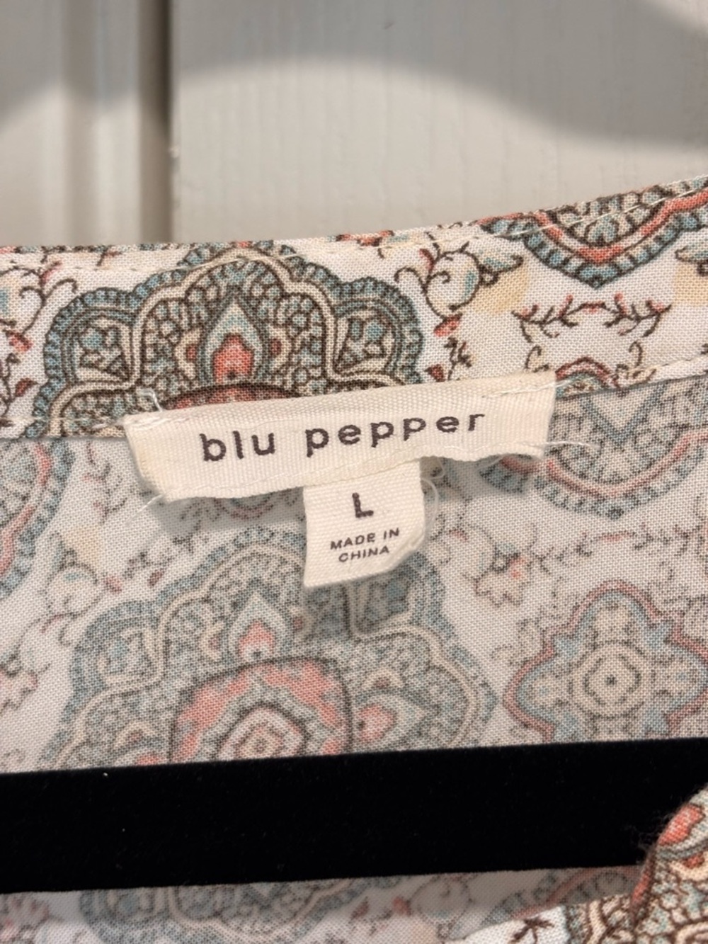 Blu Pepper Boho Printed Midi Dress – Cottagecore / Prairie / Festival Style - Picture 5 of 9